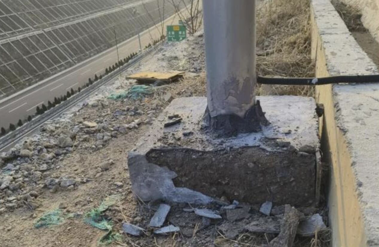 ▲大陸國家級基建遭爆料出現「豆腐渣工程」，嚴重影響安全。（圖／翻攝江西晨報）