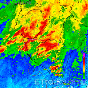 快訊／強風軸正對台灣轟炸！高屏「紅一片」發布大雷雨警報