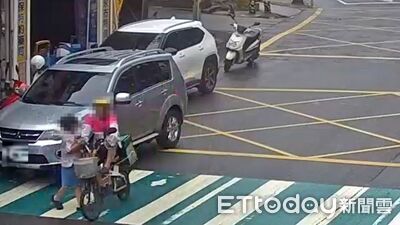 斑馬線前未停讓！電輔車斑馬線撞飛10歲童　違停車主也被追查