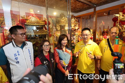 基隆新朝宮三祖媽66周年宮慶　邱佩琳祈願港都繁榮平安