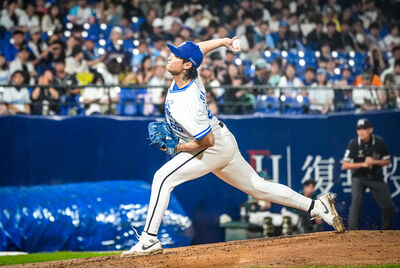 李東洺上半季8連勝球團史第一人！悍將雙轟7比0擊潰雄鷹升第二