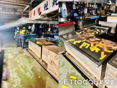 仁武黃昏市場遭撒金紙+噴漆 大叔落網辯:不滿海鮮賣太貴