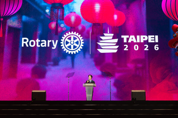▲▼總統賴清德出席「2026台北國際扶輪年會」開幕典禮。（圖／總統府提供）