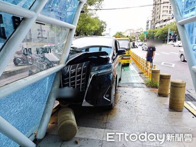快訊／台中毒蟲開「阿法」猛撞BRT站　恐再犯被羈押