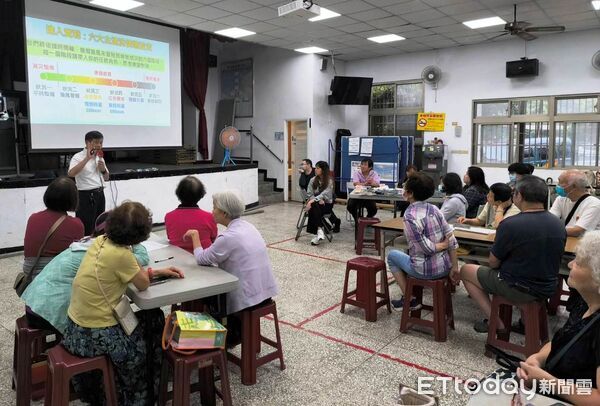 ▲基隆長興里辦兵棋推演工作坊。（圖／記者郭世賢翻攝）