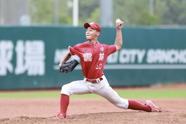 ▲玉山盃雲林縣李政隆、勞恩曼格格、歐睿傑。（圖／中華棒協提供）