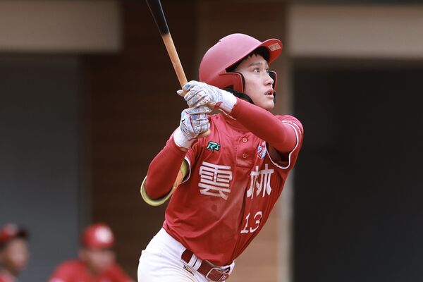 ▲玉山盃雲林縣李政隆、勞恩曼格格、歐睿傑。（圖／中華棒協提供）