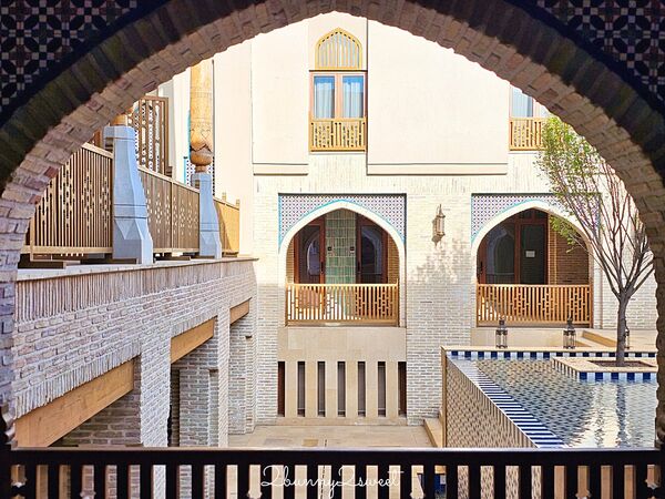 ▲▼布哈拉老城美居酒店 Mercure Bukhara Old Town。（圖／兔兒毛毛姊妹花授權提供）