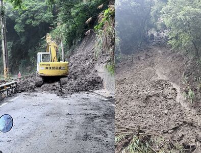 連日雨炸!「全台最爛路」投89線邊坡頻崩塌 28.3K封閉搶修中