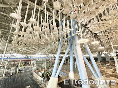 桃機三航廈最新內裝配置曝光 92處自助報到櫃檯占近一半
