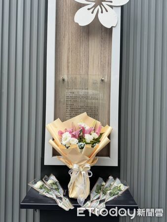 ▲▼土城分局長陳明義，陪同已故所長劉宗鑫家屬劉祉源前往高院開庭。（圖／記者吳銘峯翻攝）