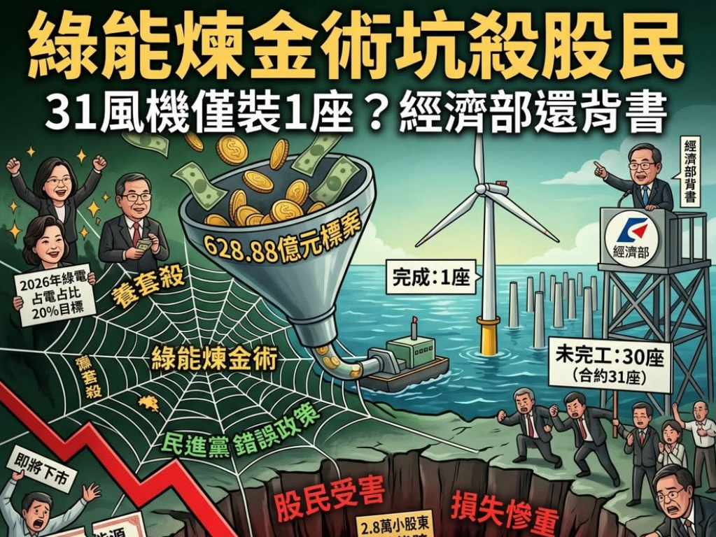 森崴能源「綠能煉金術」曝光! 2.8萬散戶被坑殺