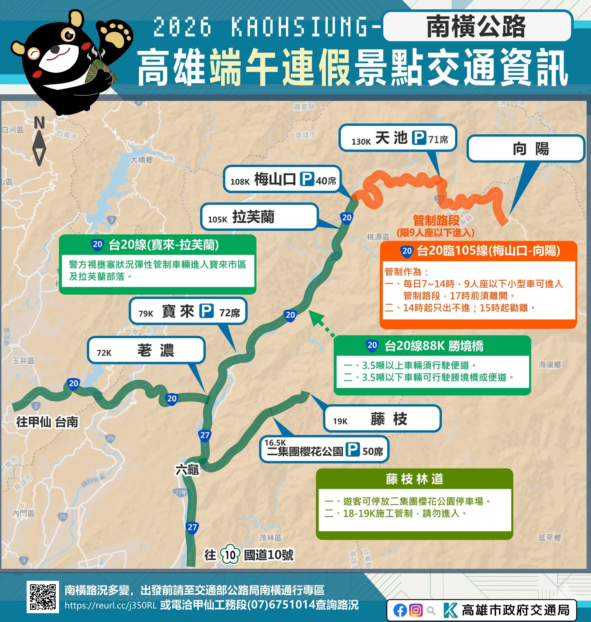 ▲▼駁二入列！高雄端午連假「9大景點」啟動交管　旗津渡輪祭管制 。（圖／記者賴文萱翻攝）