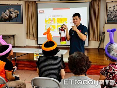 台南市消防局公園分隊深入北區社區 傳授CPR與防火祕笈