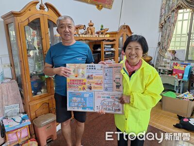 南消後壁消防攜手裡長冒雨裝住警器　守護高齡長者居家安全