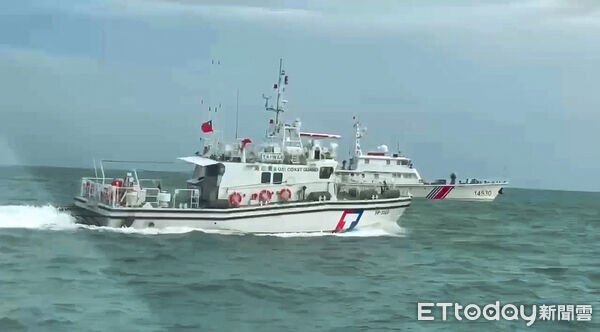 ▲▼ 中國海警船再度侵擾金門限制水域，遭海巡驅離。（圖／海洋委員會海巡署金馬澎分署提供）