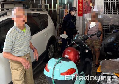 屏東88歲阿北烈日下迷路數小時 暖警即時護送平安返家