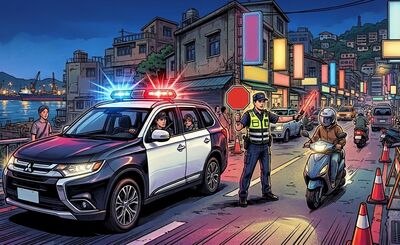 毒駕猖獗!囂張騎士邊騎車邊抽被逮 基檢15天聲押12人獲准