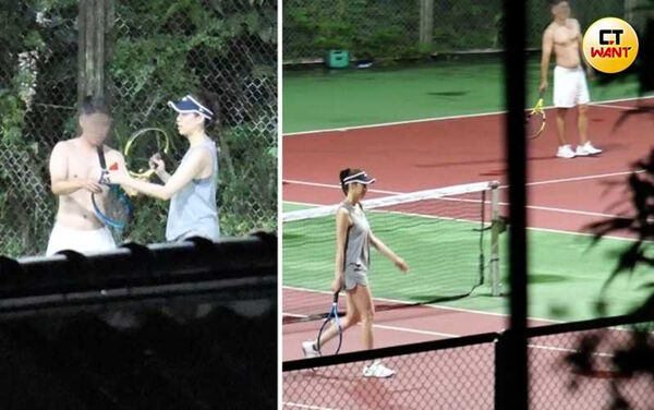 網住倪的心1／倪雅倫雨中勾住男伴手聚餐網球聚　八年來被拍到仍是同一個