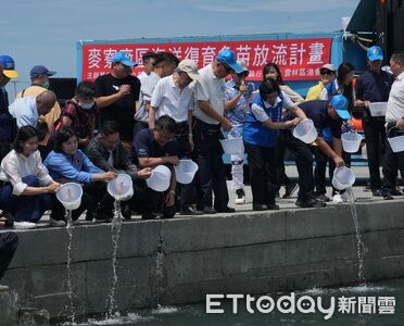 魚苗放流19年 雲縣府攜手台塑企業守護海洋
