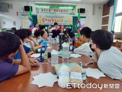 救國團「聚光計畫」前進新園瓦磘國小　學童手作星之花點亮夢想