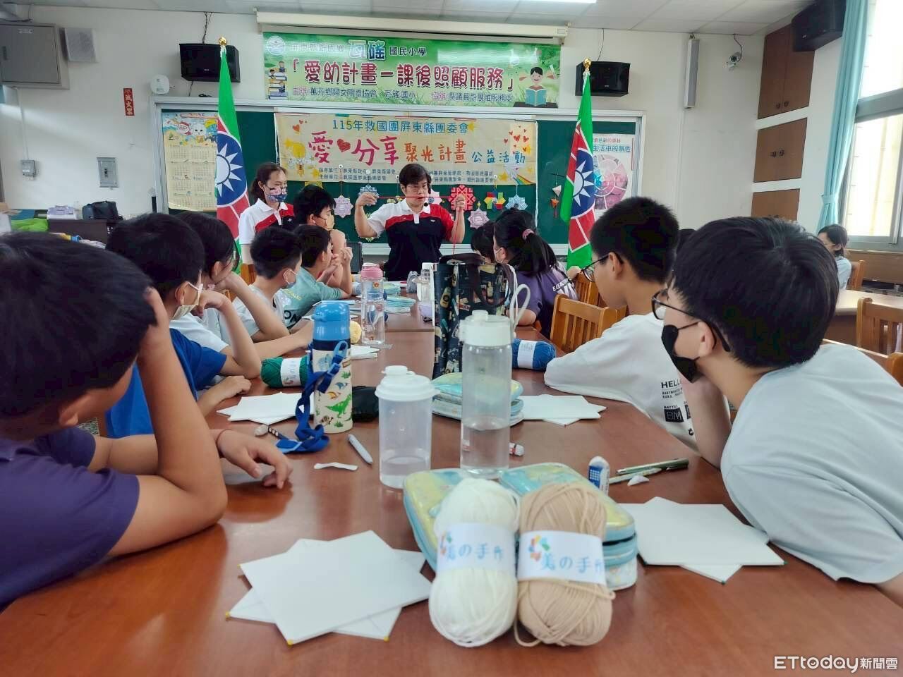 救國團「聚光計畫」前進新園瓦磘國小 學童手作星之花點亮夢想 | ETtoday地方新聞 | ETtoday新聞雲