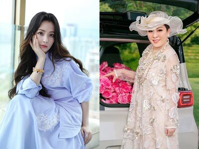 郭碧婷抗議了!向太端午節飛台北陪孫慶生 澄清「重女輕男」