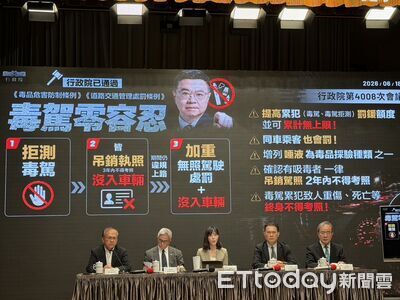 向毒品宣戰　卓榮泰今下午召開記者會說明中央毒防作為