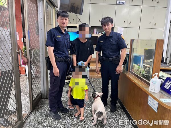 ▲里港警方助4歲女娃平安返家。（圖／記者陳崑福翻攝）