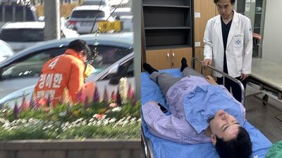韓劇也不敢拍！市長選舉「遭館長潑飲料」慘跌腦震盪　疑自導自演