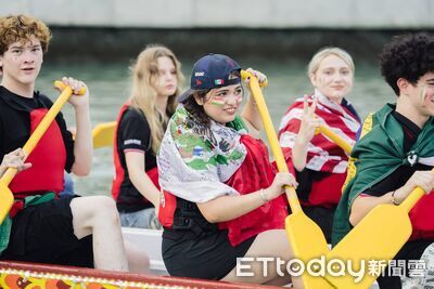 台南國際龍舟錦標賽首日登場 國際友人體驗龍舟交流