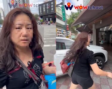 台中婦Lexus開上人行道「買一下水果怎麼了」　警看完影片開罰