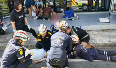 懷疑人妻「偷吃健身教練」!泰警持槍闖健身房 37歲妻倒血泊亡
