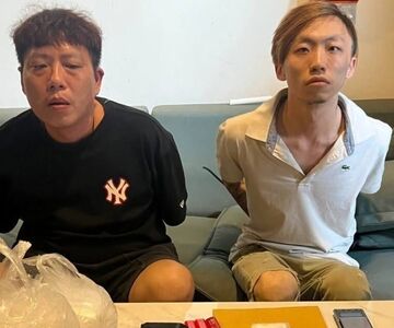 2台灣人在柬埔寨被抓！搜出冰毒、白粉　長相曝光