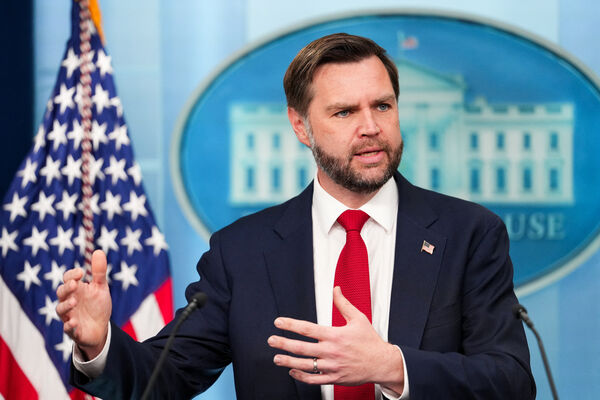▲▼美國副總統范斯(JD Vance)。(圖/路透)