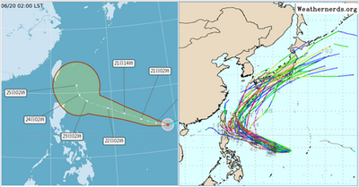 今起熱5天飆38度!「米克拉」路徑北轉 下周離台灣最近