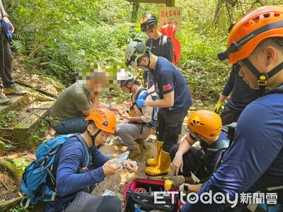 三貂嶺步道傳虎頭蜂群攻擊!男山友意識不清 緊急救援畫面曝