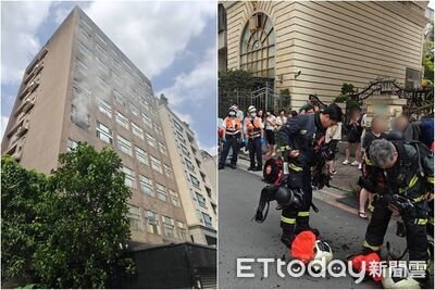 快訊/內湖住宅大樓竄火!燒燬除濕機 警消動員32人灌救