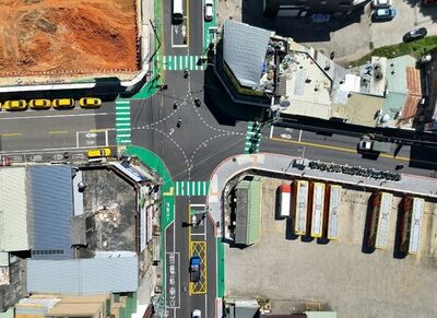 桃園火車後站周邊道路改造有成 人本交通成果獲中央肯定