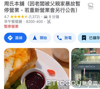 高雄最好吃早午餐店「老闆遭家暴」突停業 警:已聲請保護令