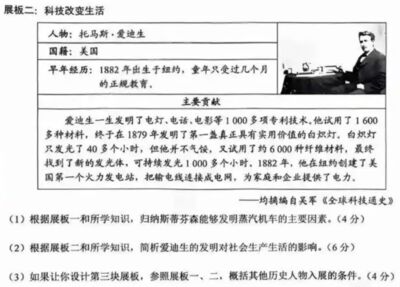 陸中考考卷大出包！稱愛迪生「發明電話」出生就蓋了發電廠