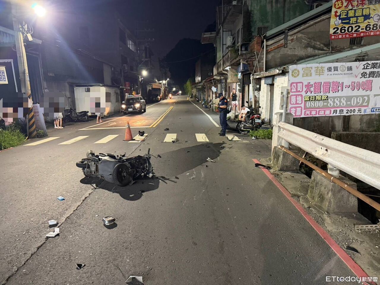 五股晚間嚴重車禍!21歲騎士撞對向車 1人到院前無呼吸心跳 | ETtoday社會新聞 | ETtoday新聞雲