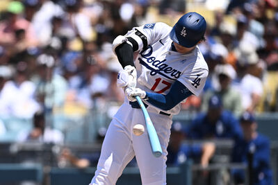 大谷翔平藍色球棒敲安7局遭代打退場 道奇1比12慘敗羅哈斯又投了