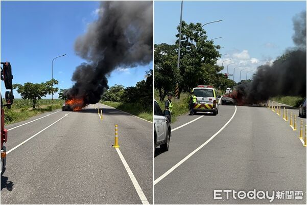 快訊/嘉義鹿草鄉火燒車!警消射水灌救 車內1人明顯死亡 | ETtoday社會新聞 | ETtoday新聞雲