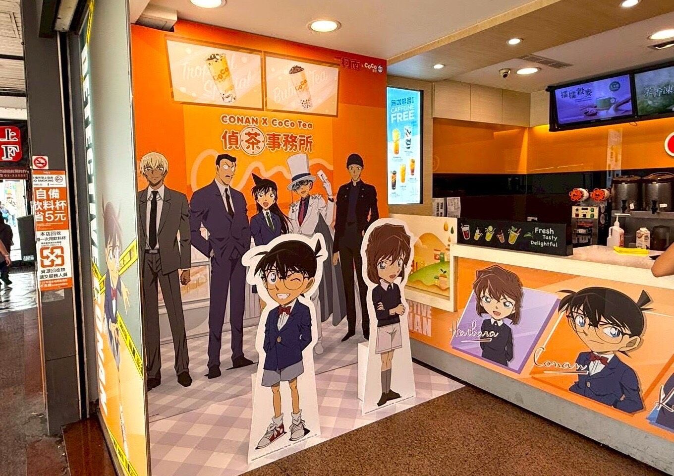 ▲▼CoCo桃園大同店變身柯南主題店。（圖／CoCo提供）