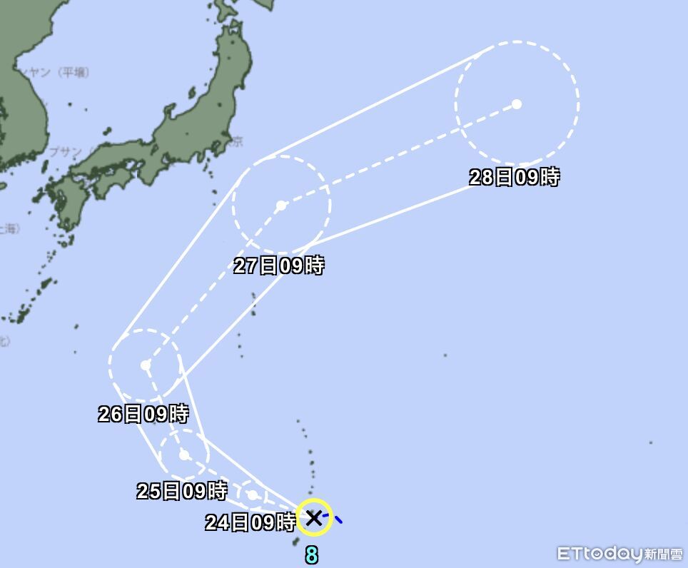 無花果颱風路徑將大迴轉 雙颱不排除產生藤原效應 | ETtoday生活新聞 | ETtoday新聞雲