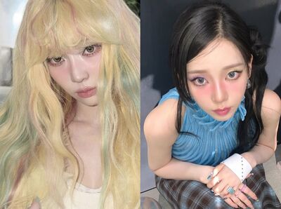 aespa《LEMONADE》妝容解析！Karina眼下腮紅、Winter檸檬奶油妝