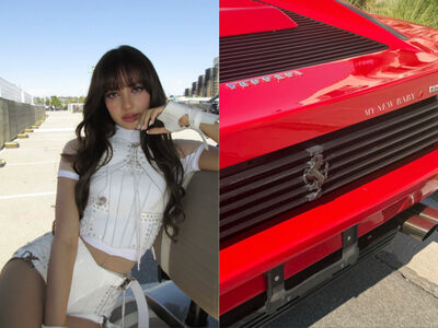 Lisa上億名車收藏+1 喚法拉利超跑「我的新寶貝」