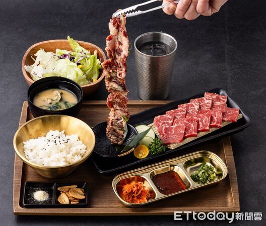 ▲美國PR嫩肩＆甕漬巨龍燒肉雙拼。（圖／IKIGAI燒肉提供）