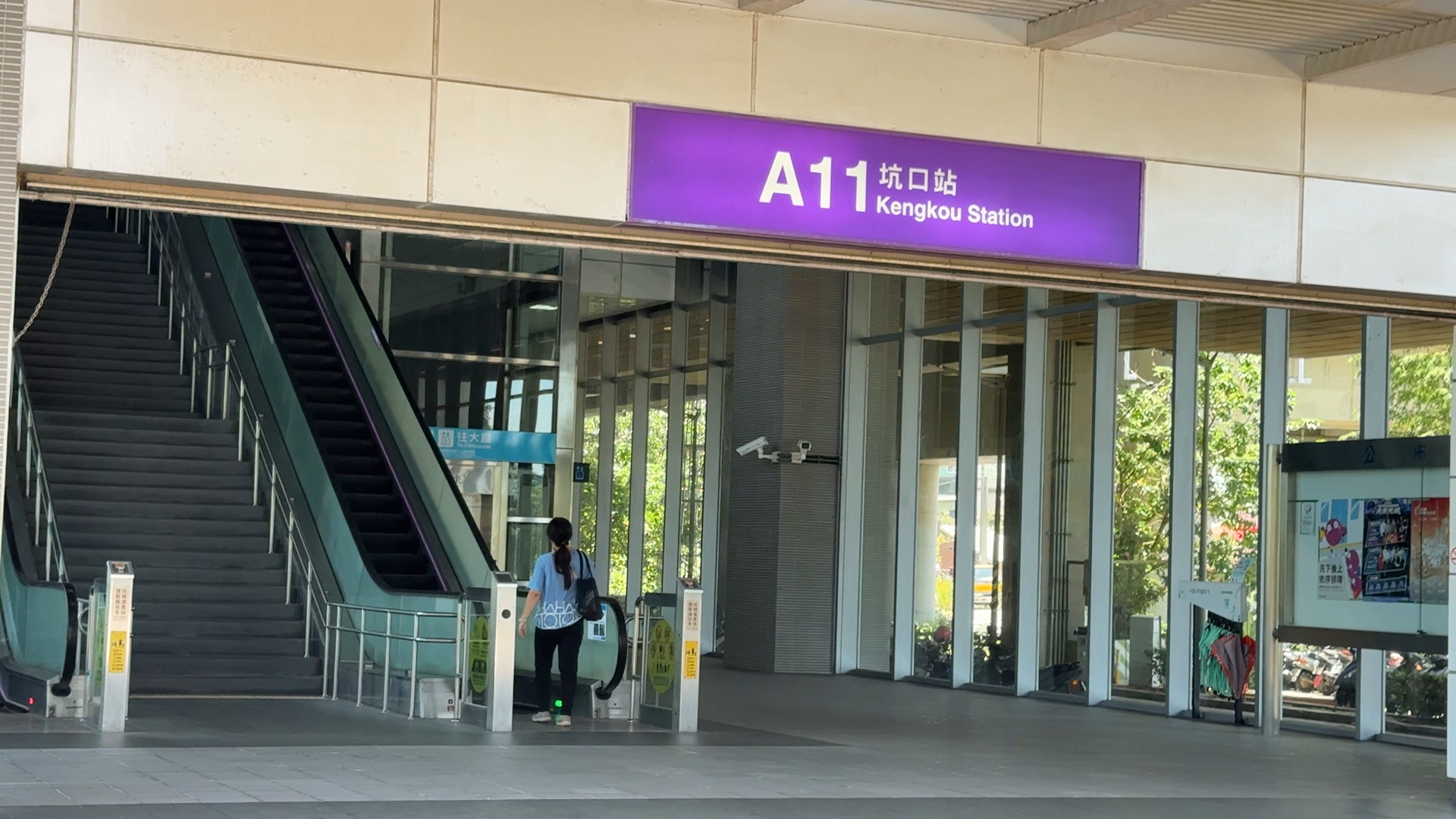▲▼桃園捷運,機捷,A11,坑口站。（圖／記者姜國輝攝）